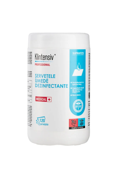 Șervețele Dezinfectante pentru Suprafețe Klintensiv